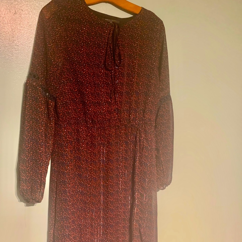 Long-Sleeves Maxi Dress